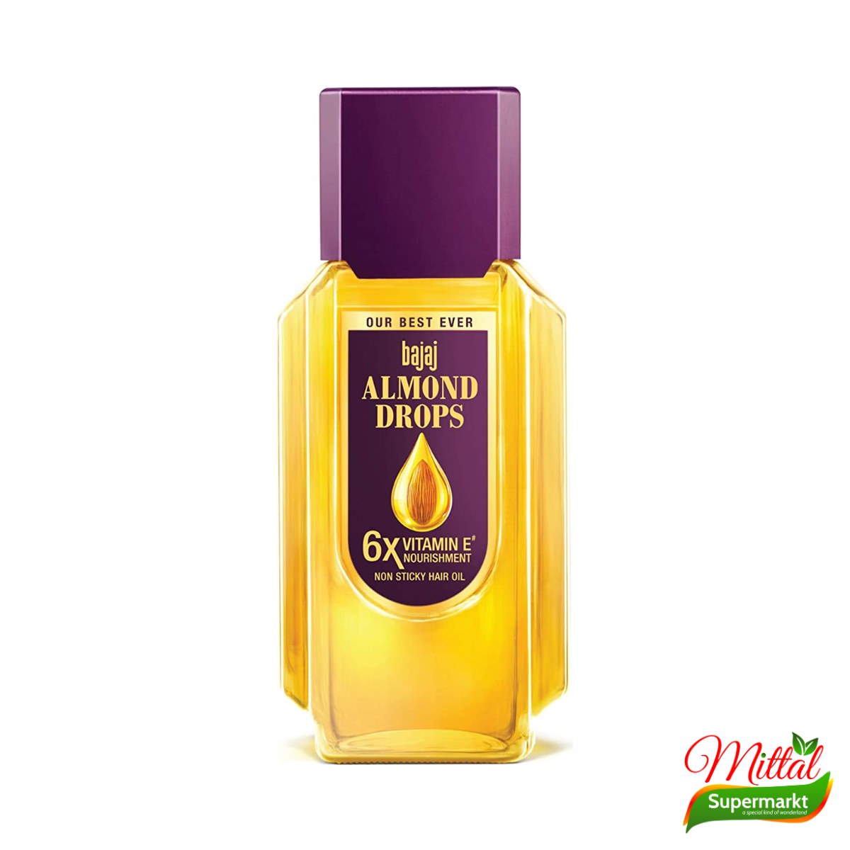 Bajaj Almond Drops Haarolie 200ml, Amandelolie voor het Haar (Almond Hair Oil)