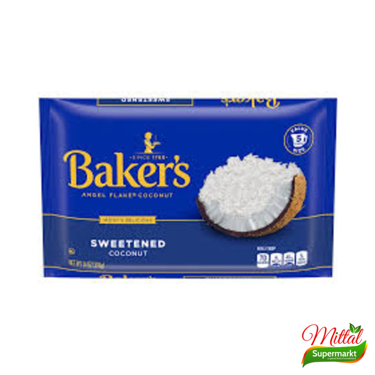 Baker's Sweetened Coconut, Gezoete Kokosrasp (Sweetened Coconut Flakes)