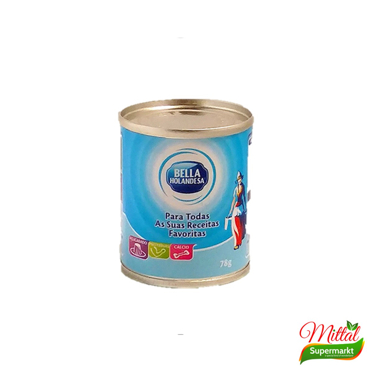 Bella Gecondenseerde Melk 78g, Gezoete Melk Klein Blikje (Condensed Milk)