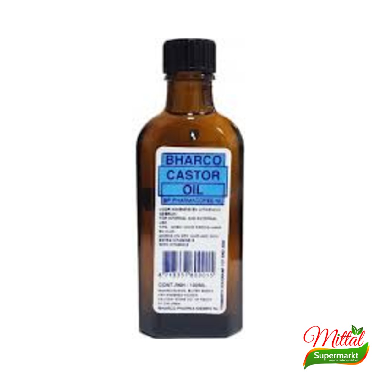 Bharco Castor Oil 100ml, Wonderolie voor Haar en Huid (Castor Oil)