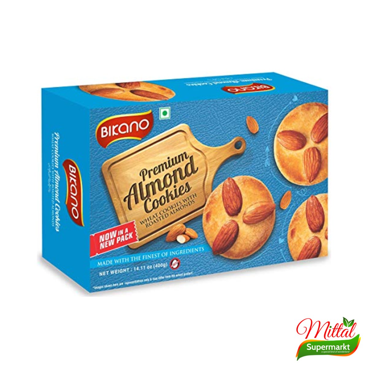 Bikano Almond Cookies, Koekjes met Amandel (Badam Biscuits)