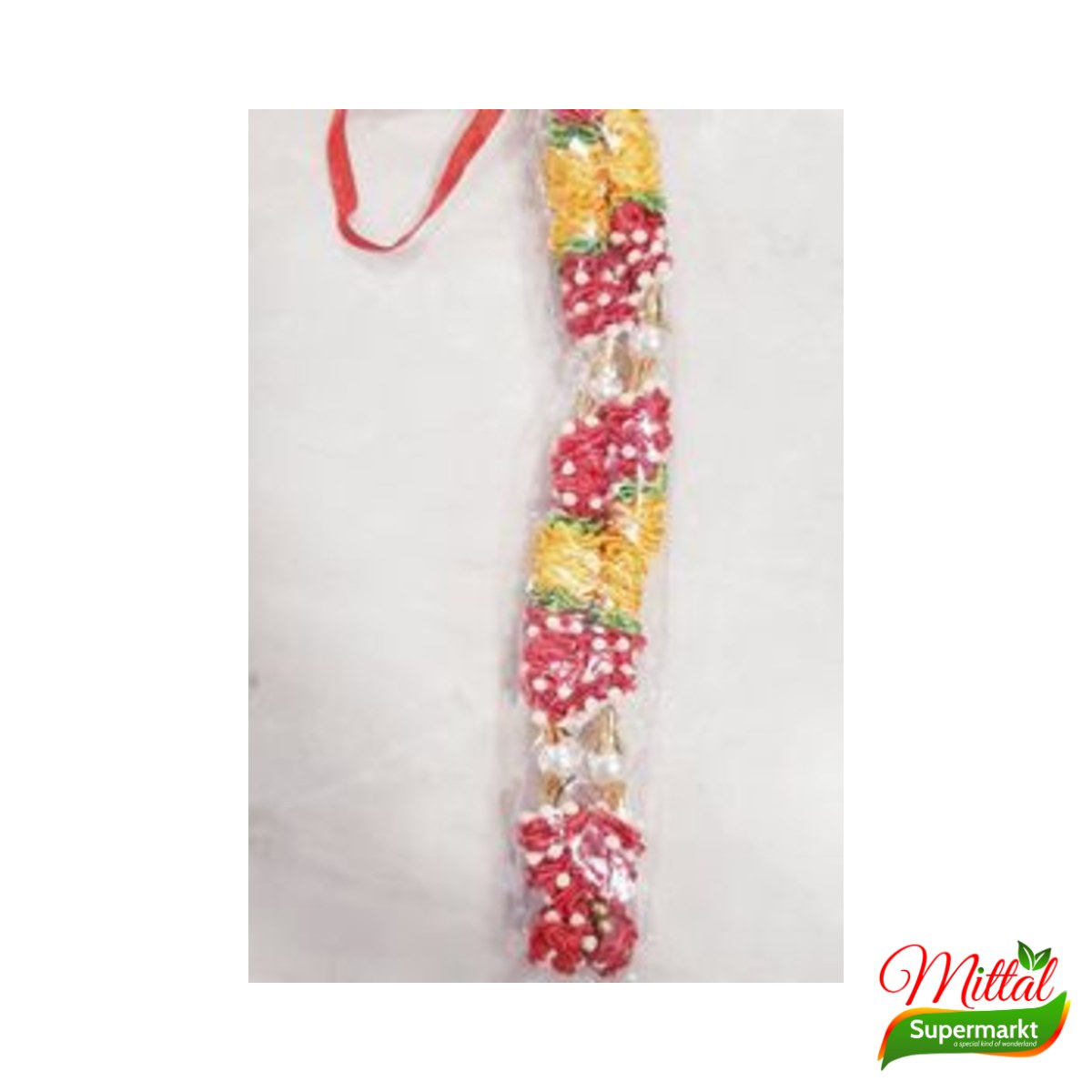 Bloemenkrans Mala 10 Inch, Decoratie voor Godenbeelden (Garland for Idols)