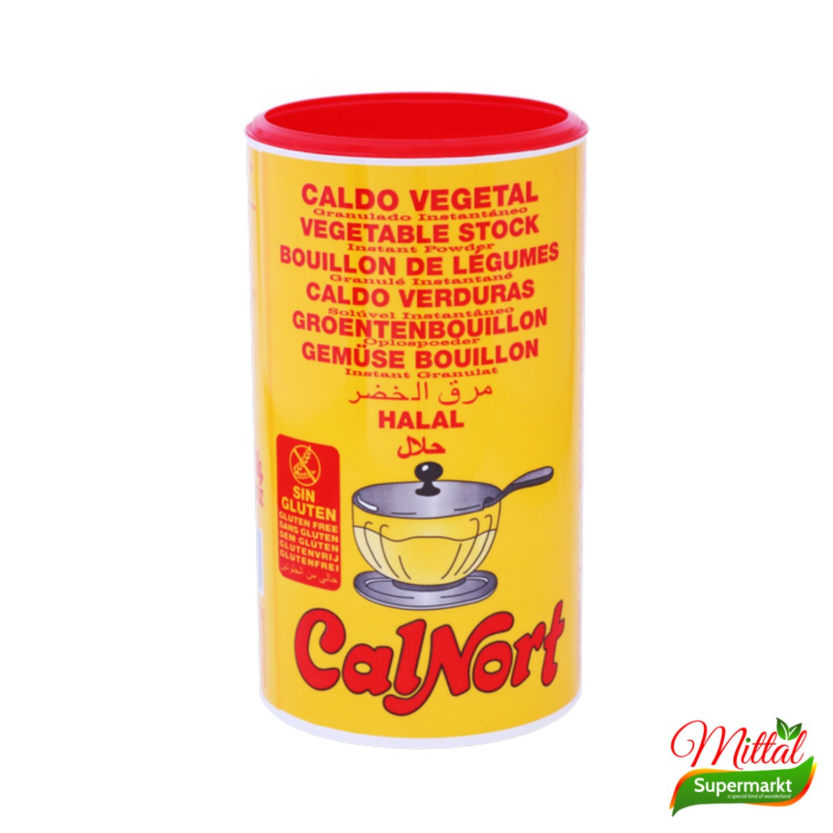 Calnort Groentebouillon 1kg, Instant Bouillonpoeder Grootverpakking (Vegetable Stock Powder)