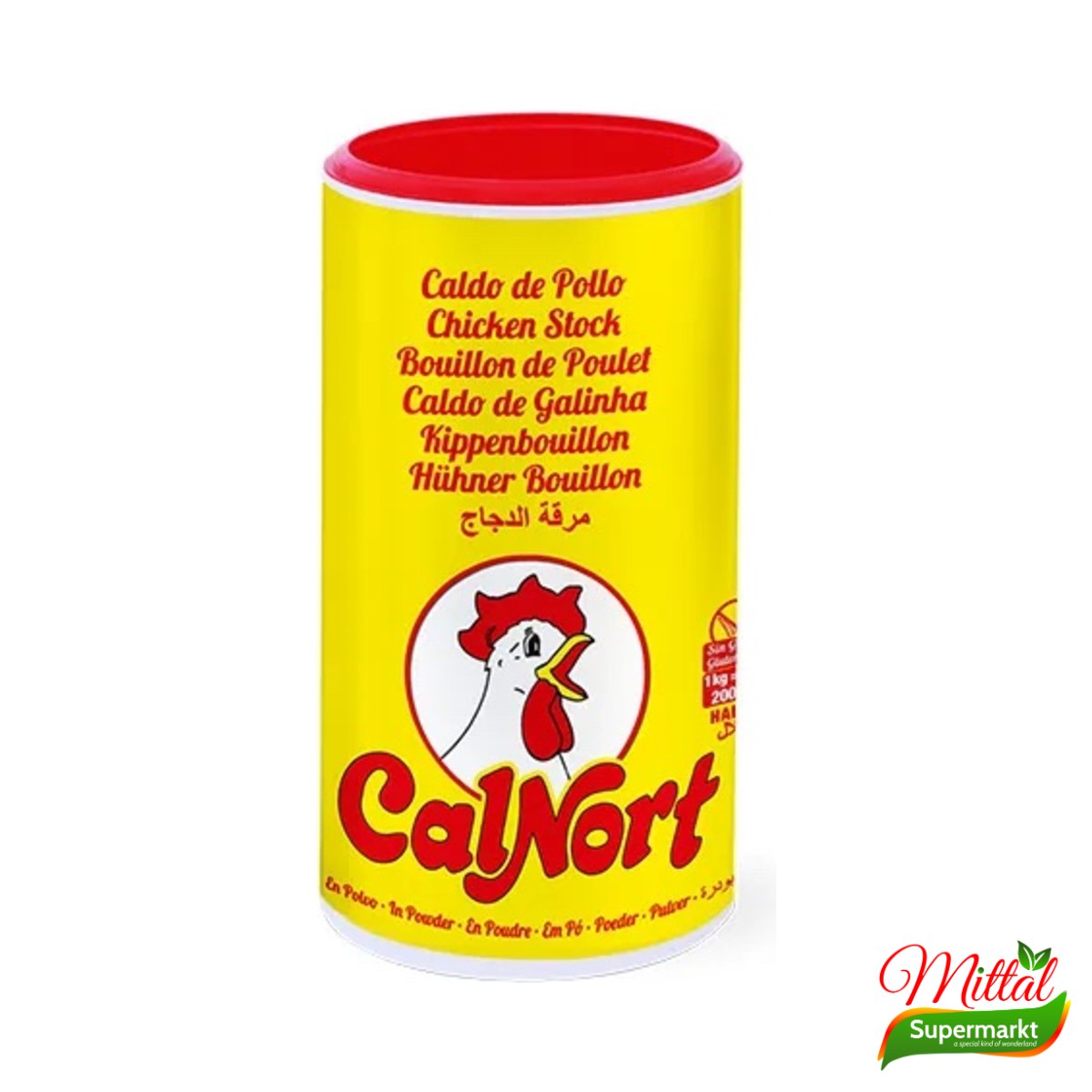 Calnort Kippenbouillon 1kg, Bouillonpoeder voor Soep en Rijst (Chicken Bouillon)