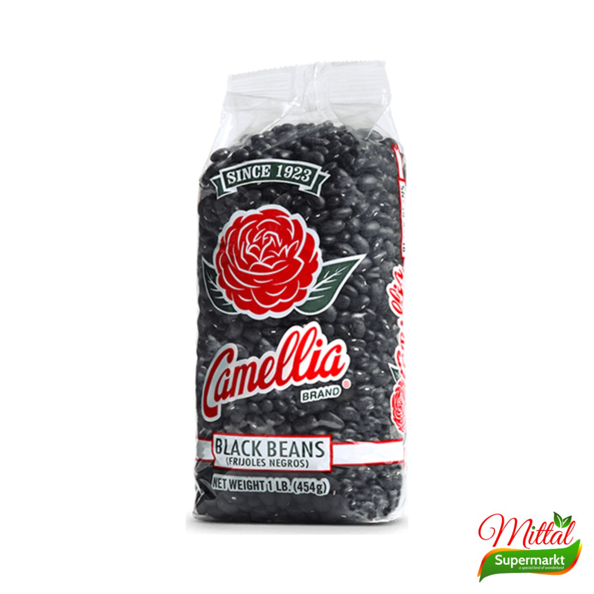 Camellia Zwarte Bonen 454g, Gedroogde Zwarte Bonen (Black Beans)