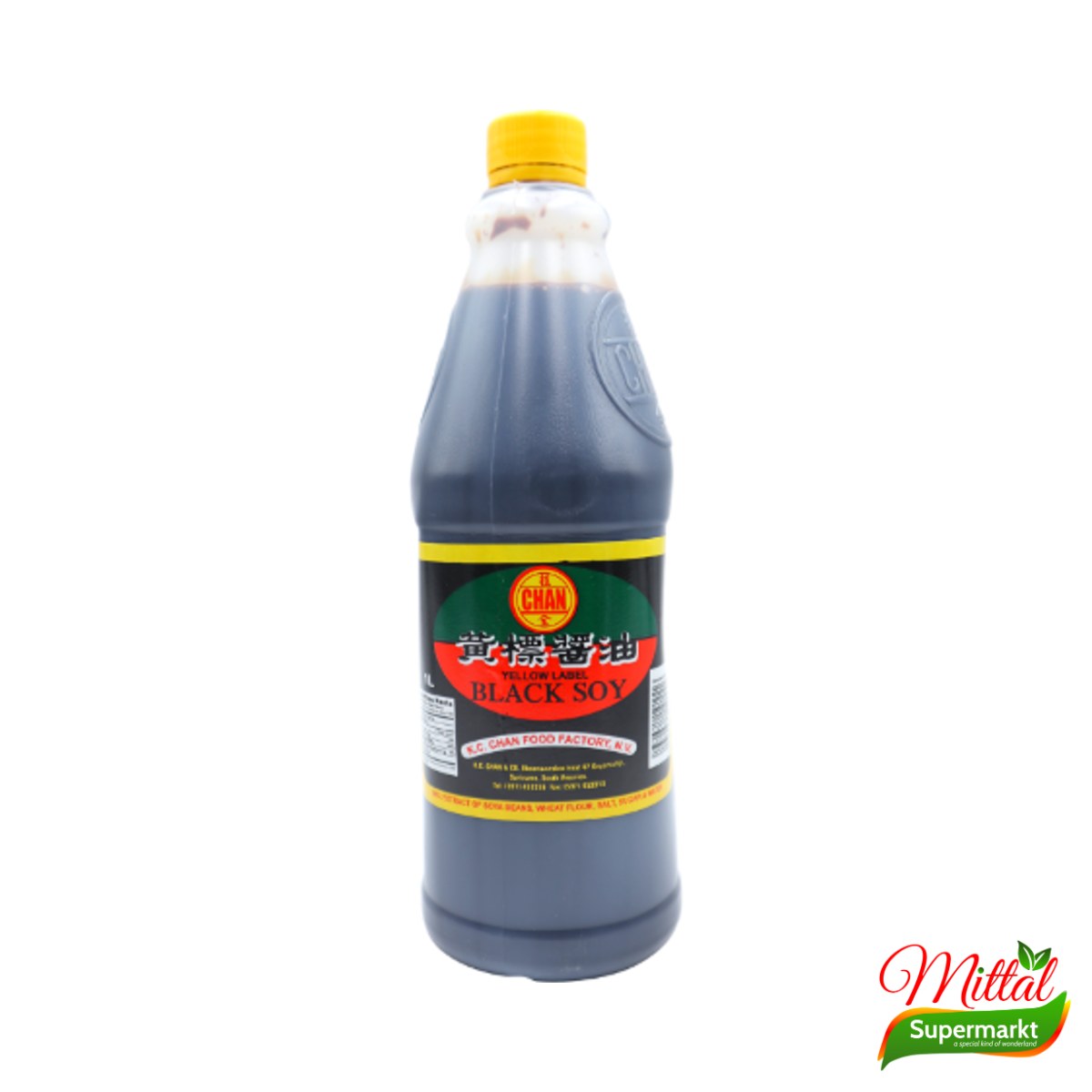 Chan Black Soy Sauce 1L, Donkere Sojasaus (Dark Soy Sauce)