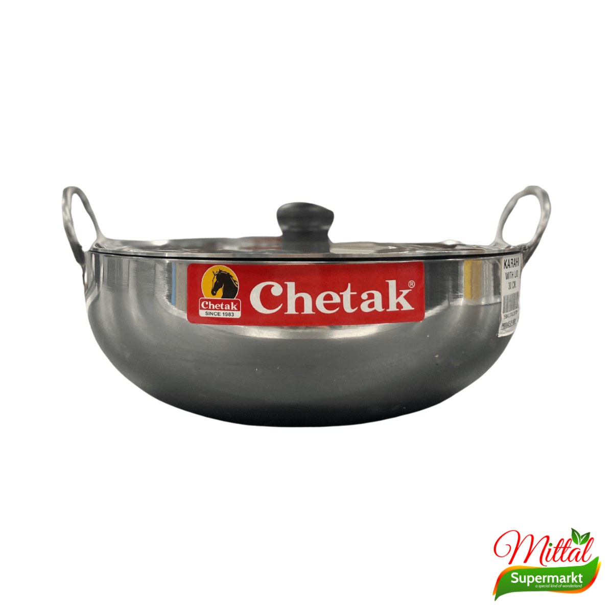 Chetak Karahi Wokpan, Traditionele Indiase Kookpan (Kadai)