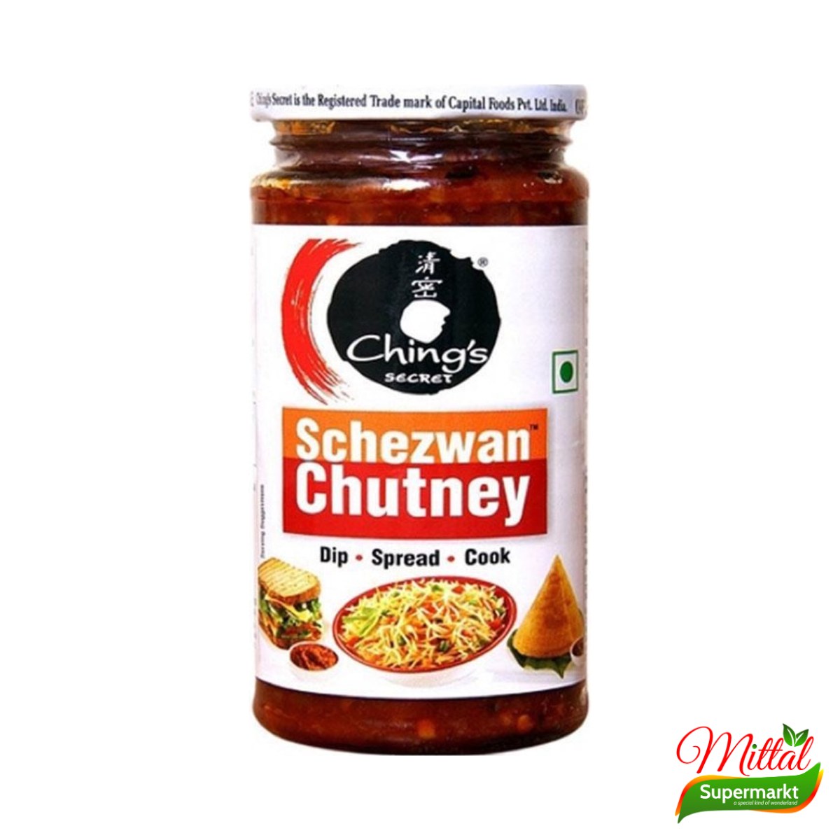 Chings Schezwan Chutney 250g, Pittige Szechuan Chutney (Schezwan Chutney)