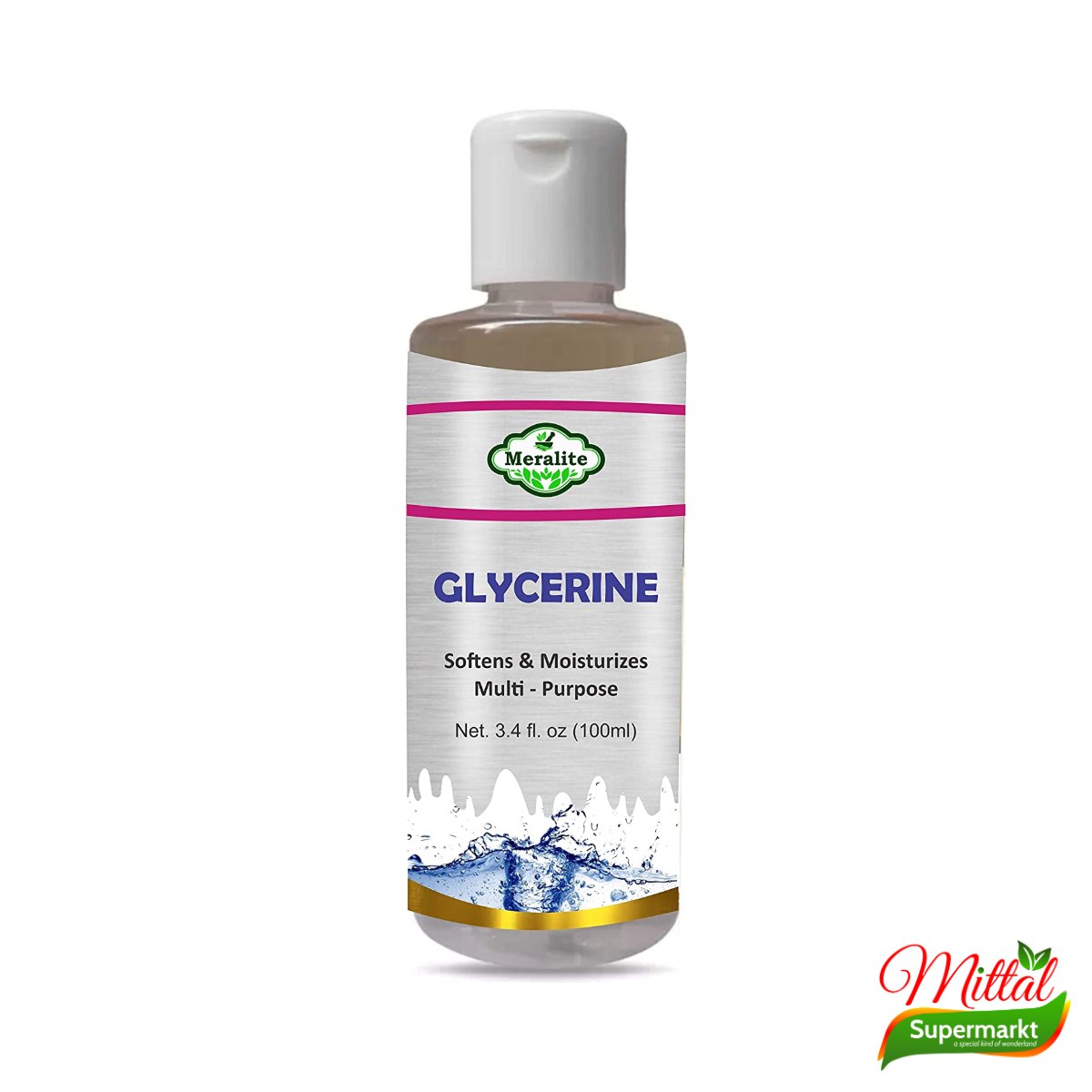 Clerine Glycerine 100ml, Pure Glycerine voor Huidverzorging (Glycerin)
