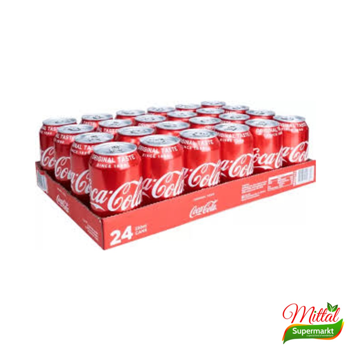 Coca-Cola Tray 24 Stuks, Voordeelverpakking Cola (Cola Multipack)