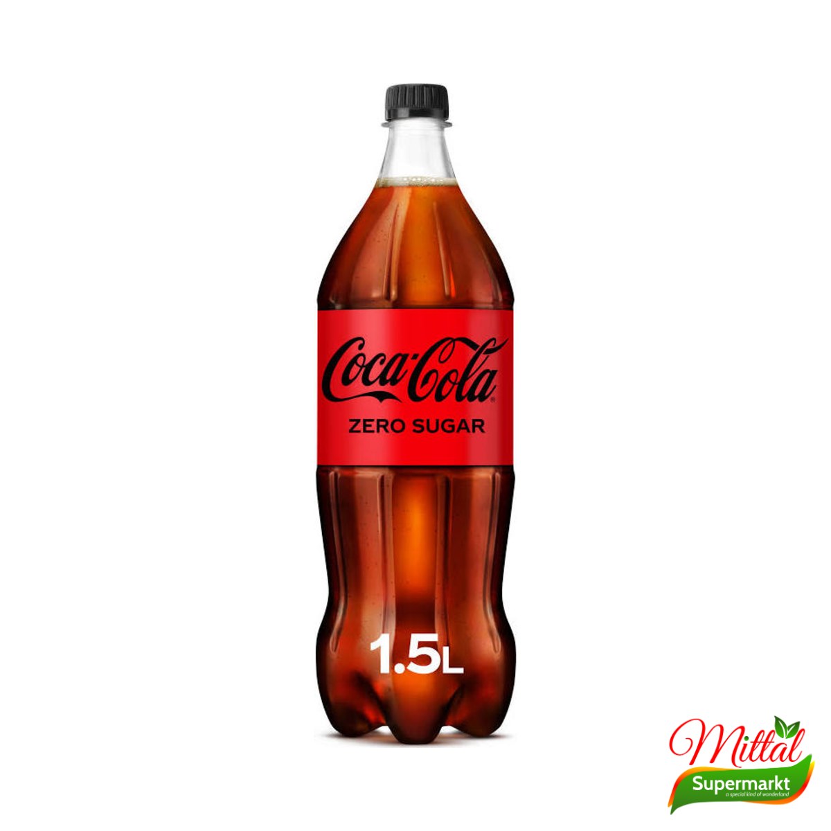 Coca-Cola Zero 1,5L, Cola zonder Suiker (Zero Sugar Cola)