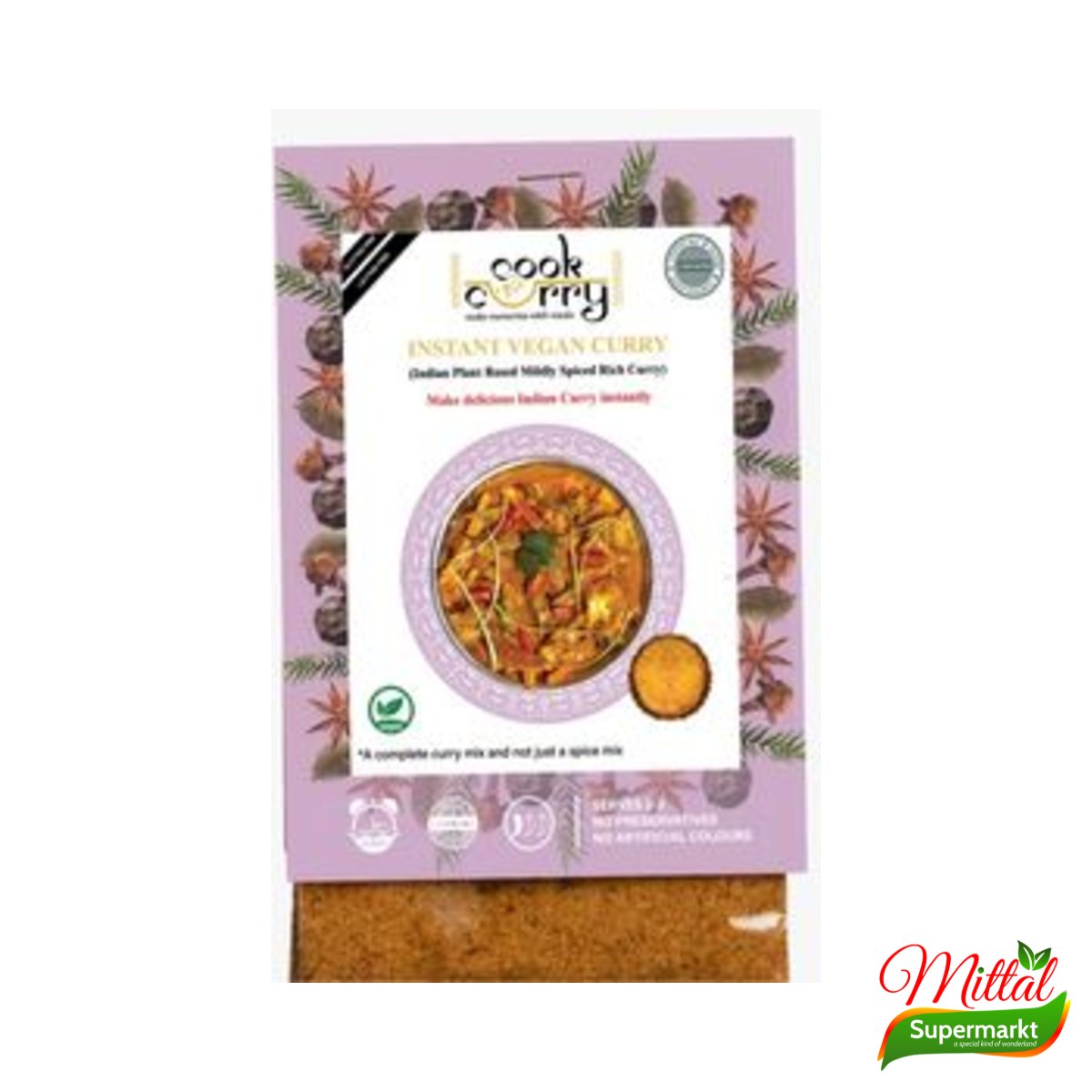 Cook Curry Vegan Curry, Kant-en-Klare Plantaardige Currysaus (Vegan Curry)
