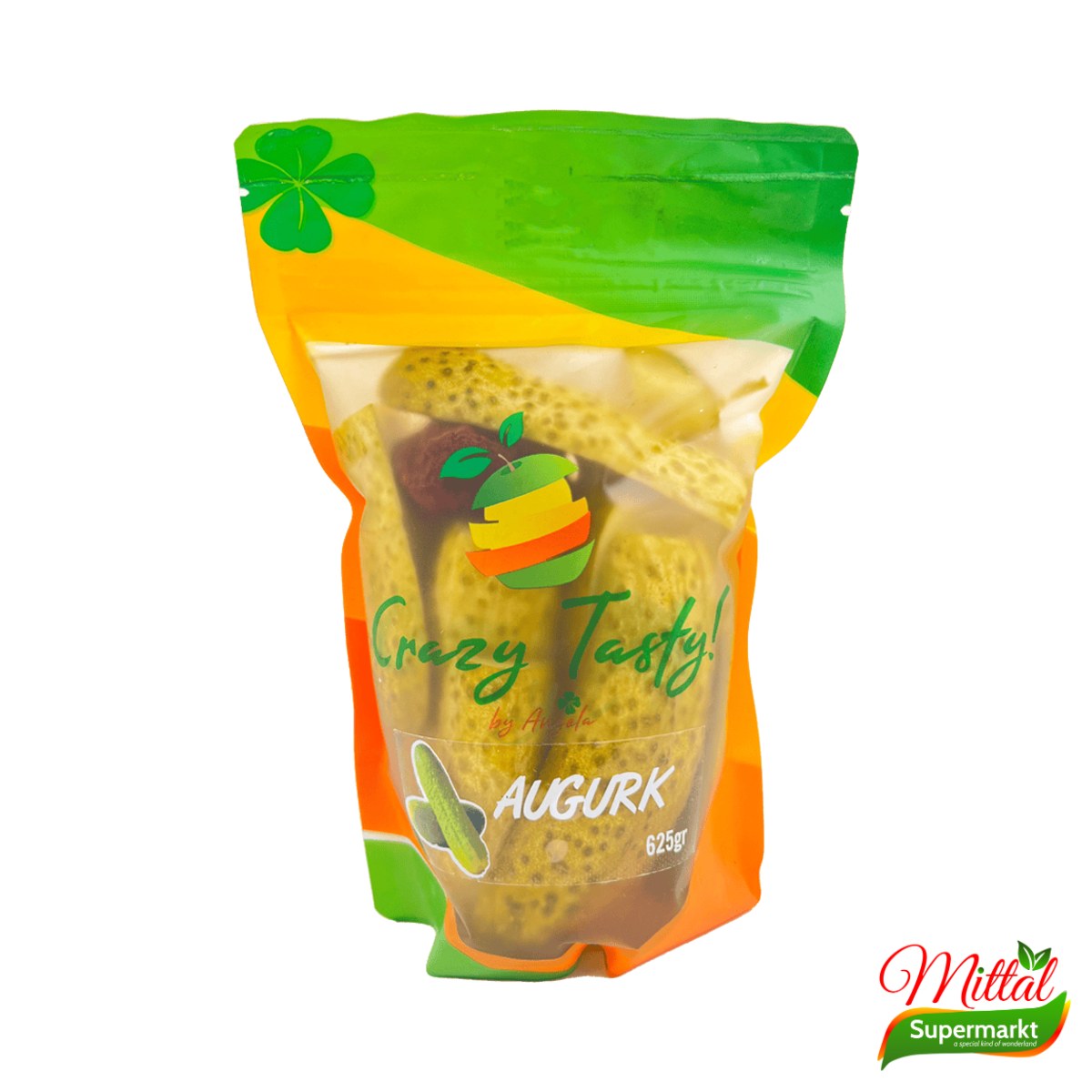 Crazy Tasty Zuurgoed Augurk 625g, Surinaamse Zoetzure Augurken (Pickled Cucumber)