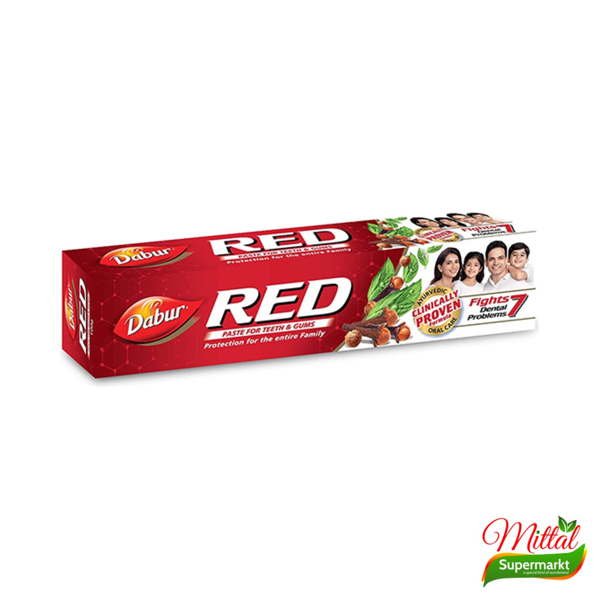 Dabur Red Tandpasta 100ml, Kruidentandpasta met Kruidnagel (Herbal Toothpaste)