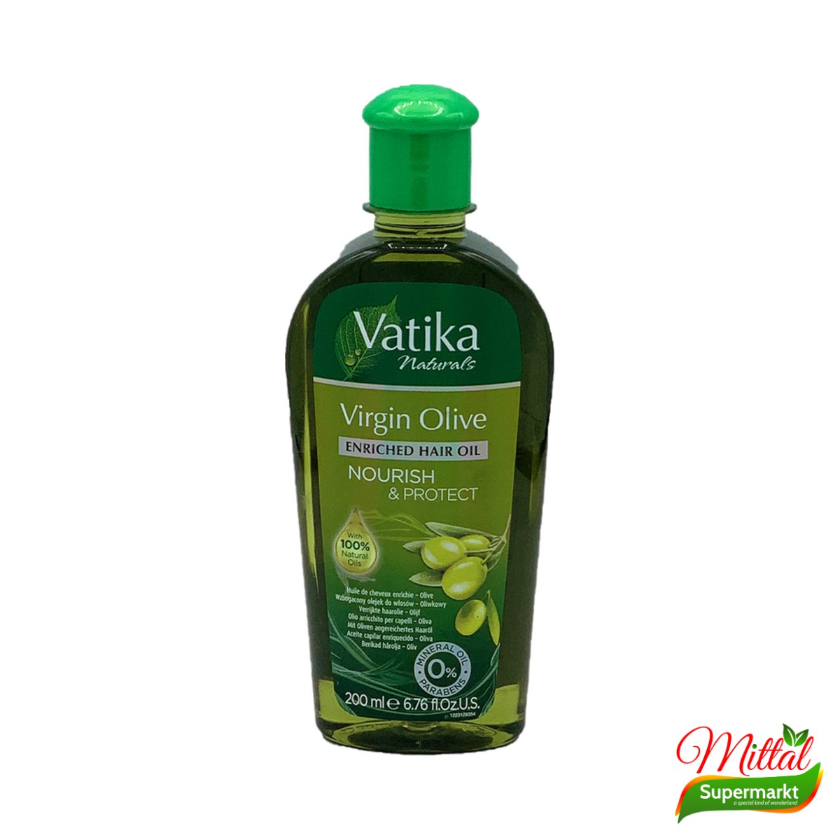 Dabur Vatika Olive Oil 200ml, Olijfolie voor Haarverzorging (Hair Oil)