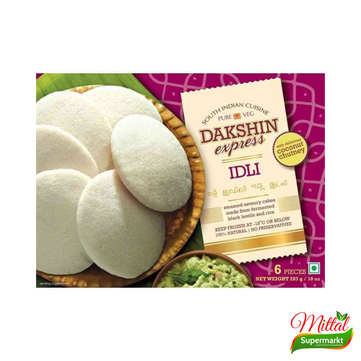 Dakshin Express Masala Idli, Diepvries Gekruide Idli (Masala Idli)