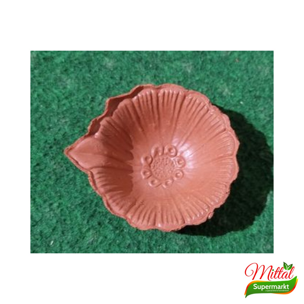 Diya 3cm, Traditioneel Olielampje van Klei (Clay Diya)