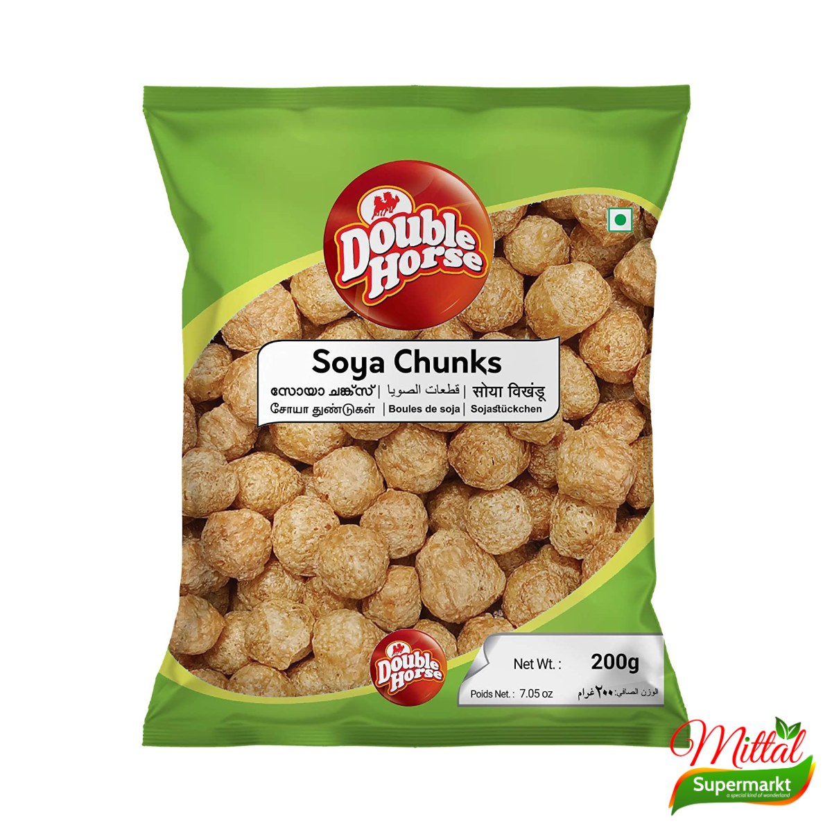Double Horse Soya Chunks 200g, Sojabrokken Vleesvervanger (Soya Chunks)