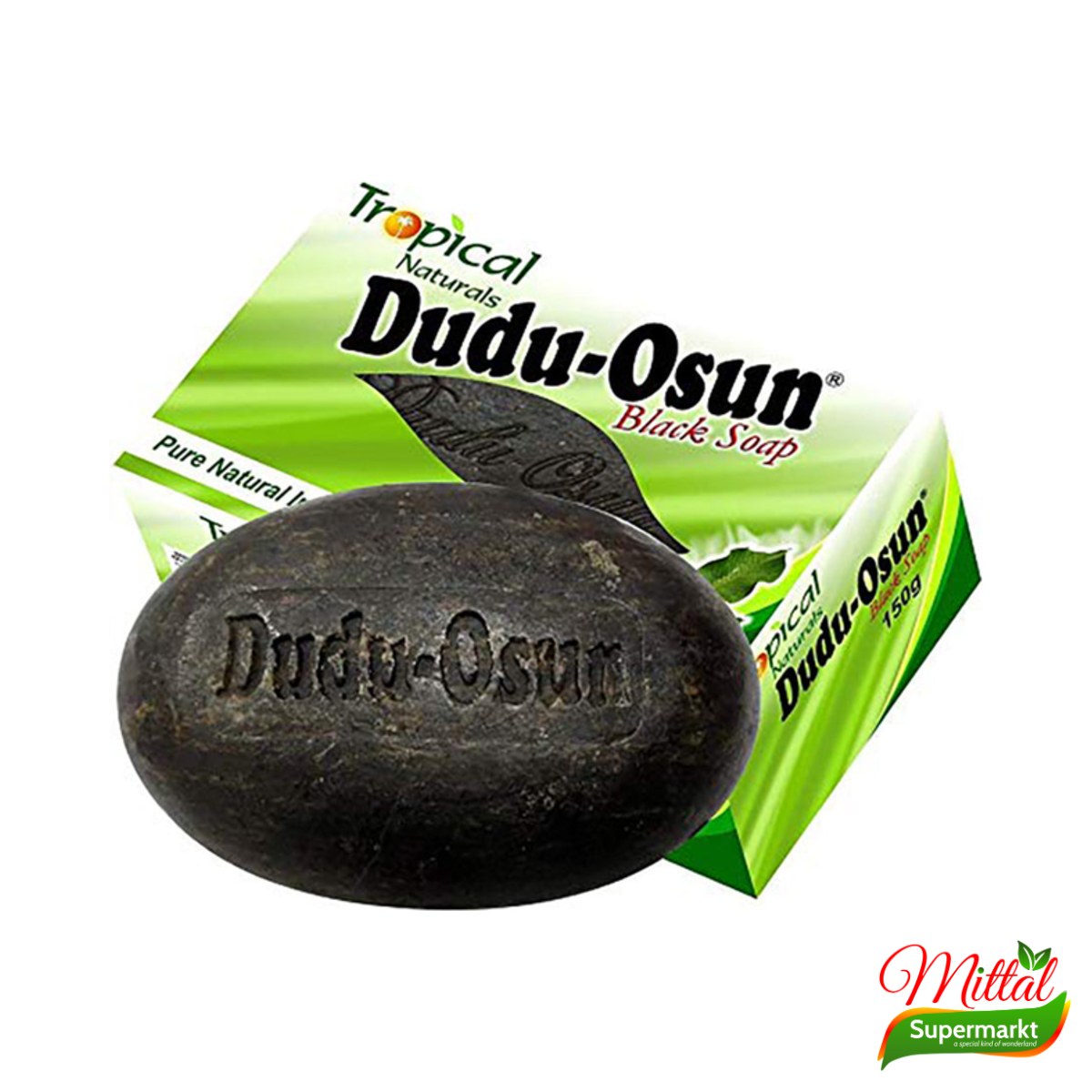 Dudu Osun 150g, Zwarte Afrikaanse Zeep met Sheaboter (African Black Soap)