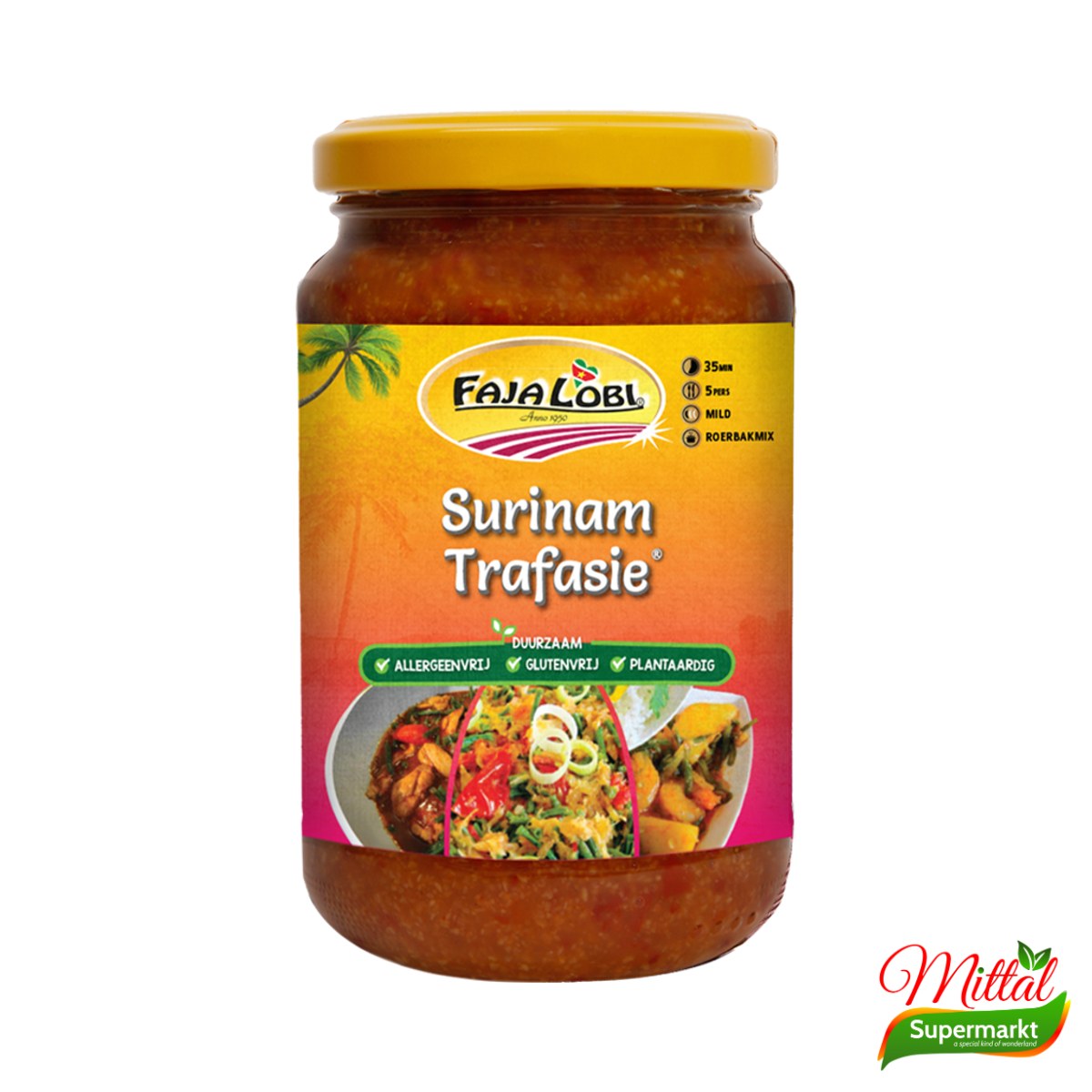 Faja Lobi Surinam 360ml, Surinaamse Kruidensaus (Surinamese Sauce)