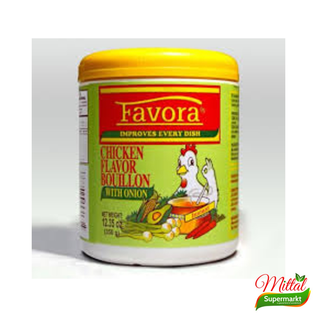 Favora Kip met Ui 200g, Bouillonpoeder met Uiensmaak (Chicken Onion Stock)