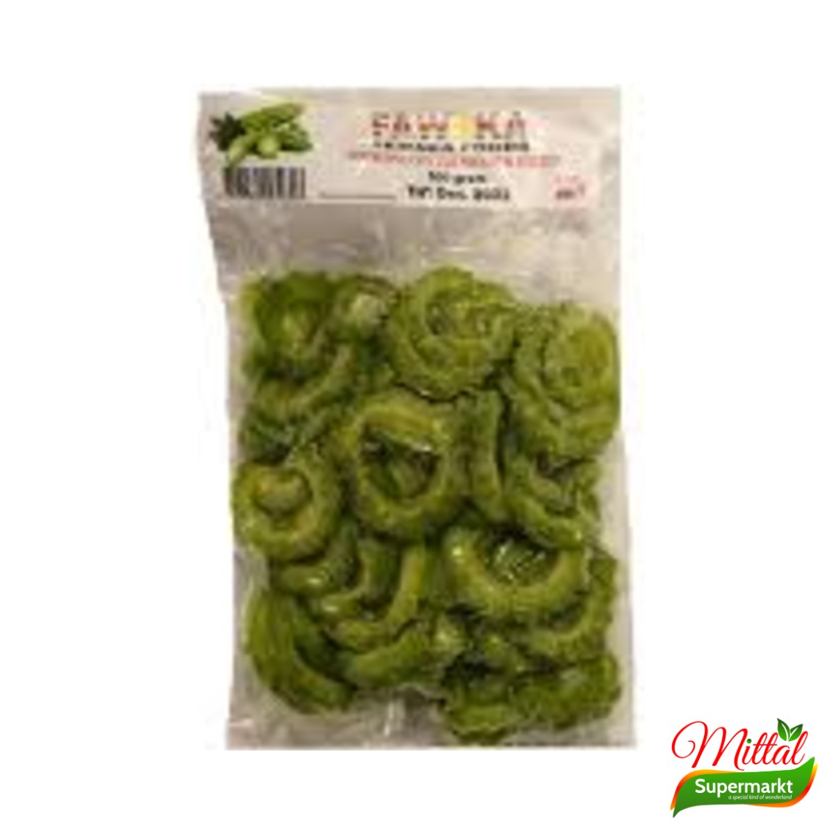 Fawaka Sopropo 500g, Bittermeloen Diepvries (Bitter Gourd Karela)
