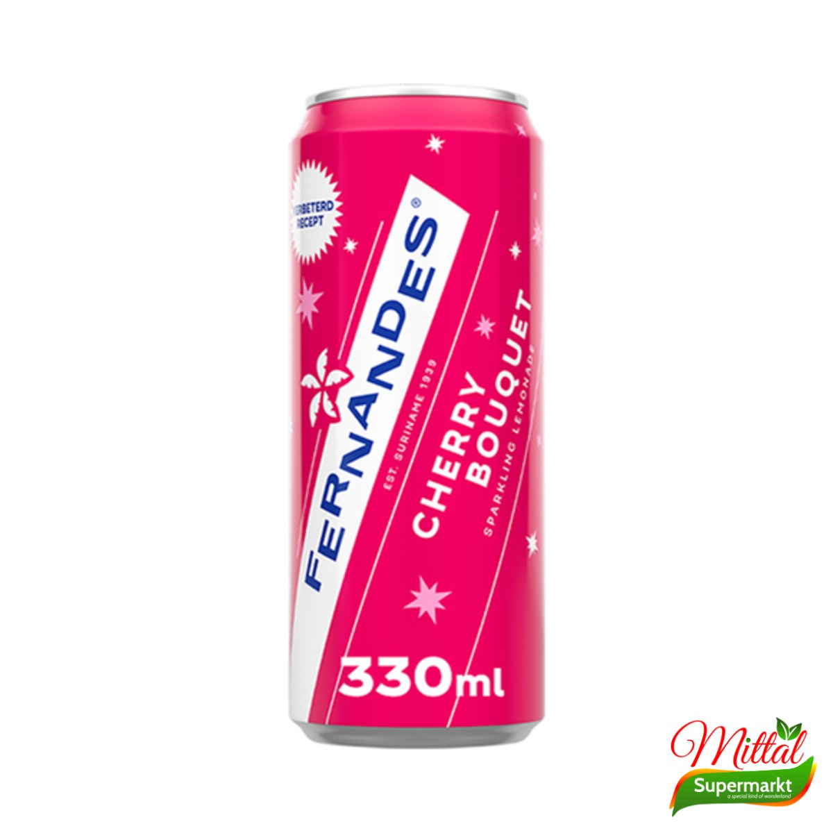 Fernandes Cherry 33cl, Kersenlimonade Klein Formaat (Cherry Soft Drink)