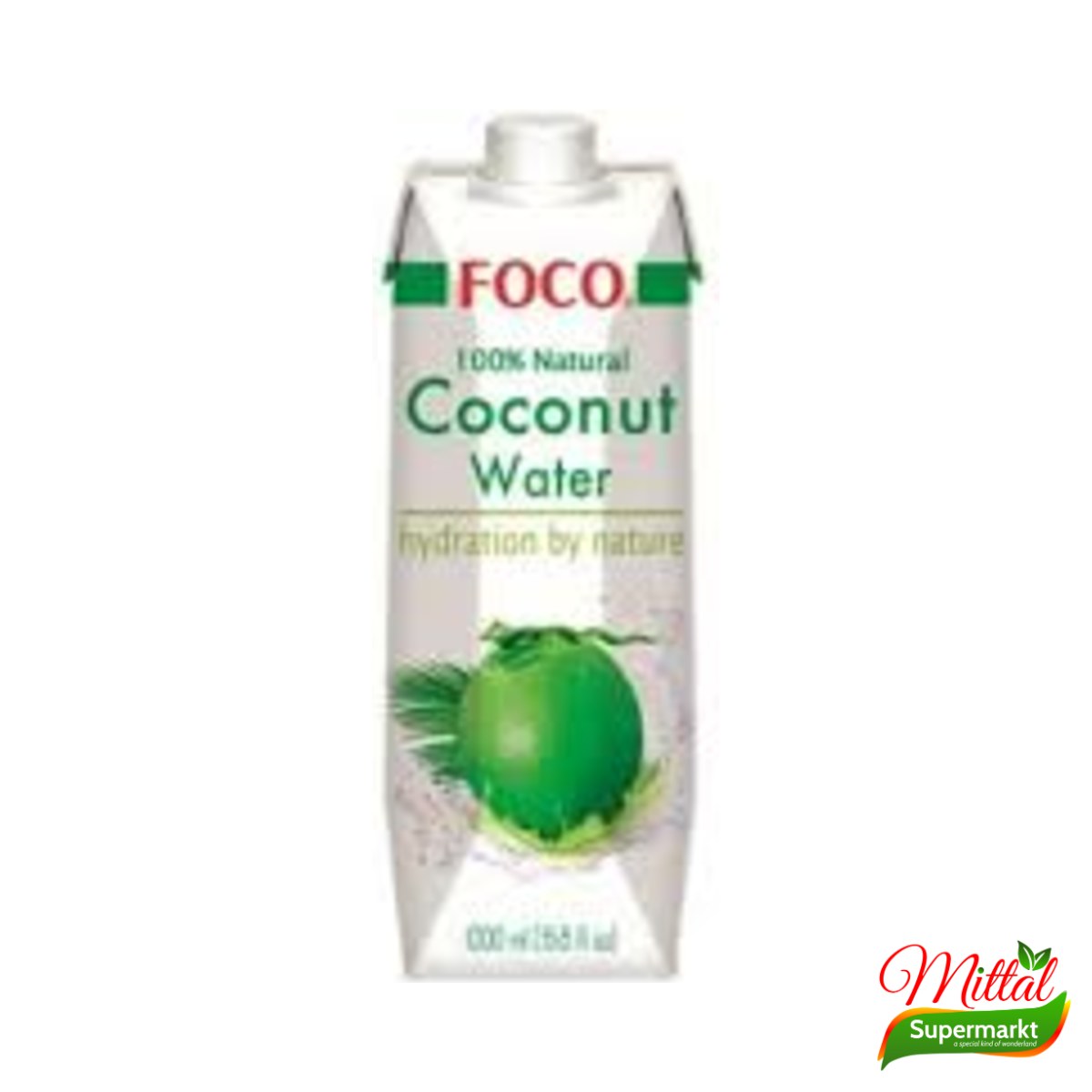 Foco Kokoswater 1L, Verfrissend Kokoswater (Coconut Water)