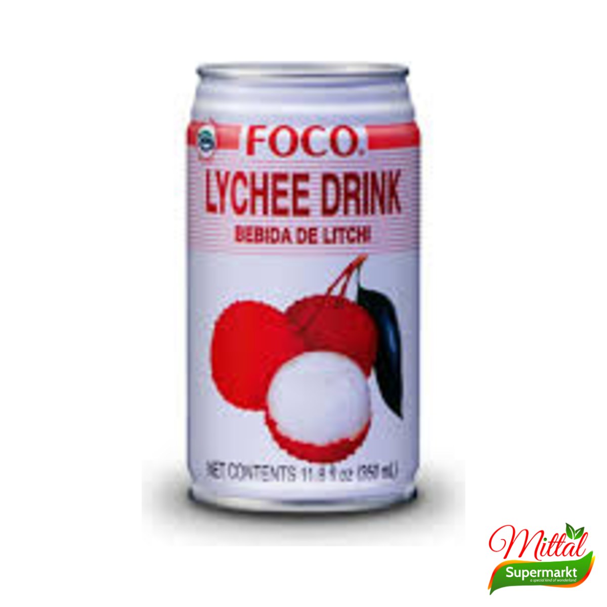 Foco Lychee 35cl, Vruchtendrank met Lychee (Lychee Drink)