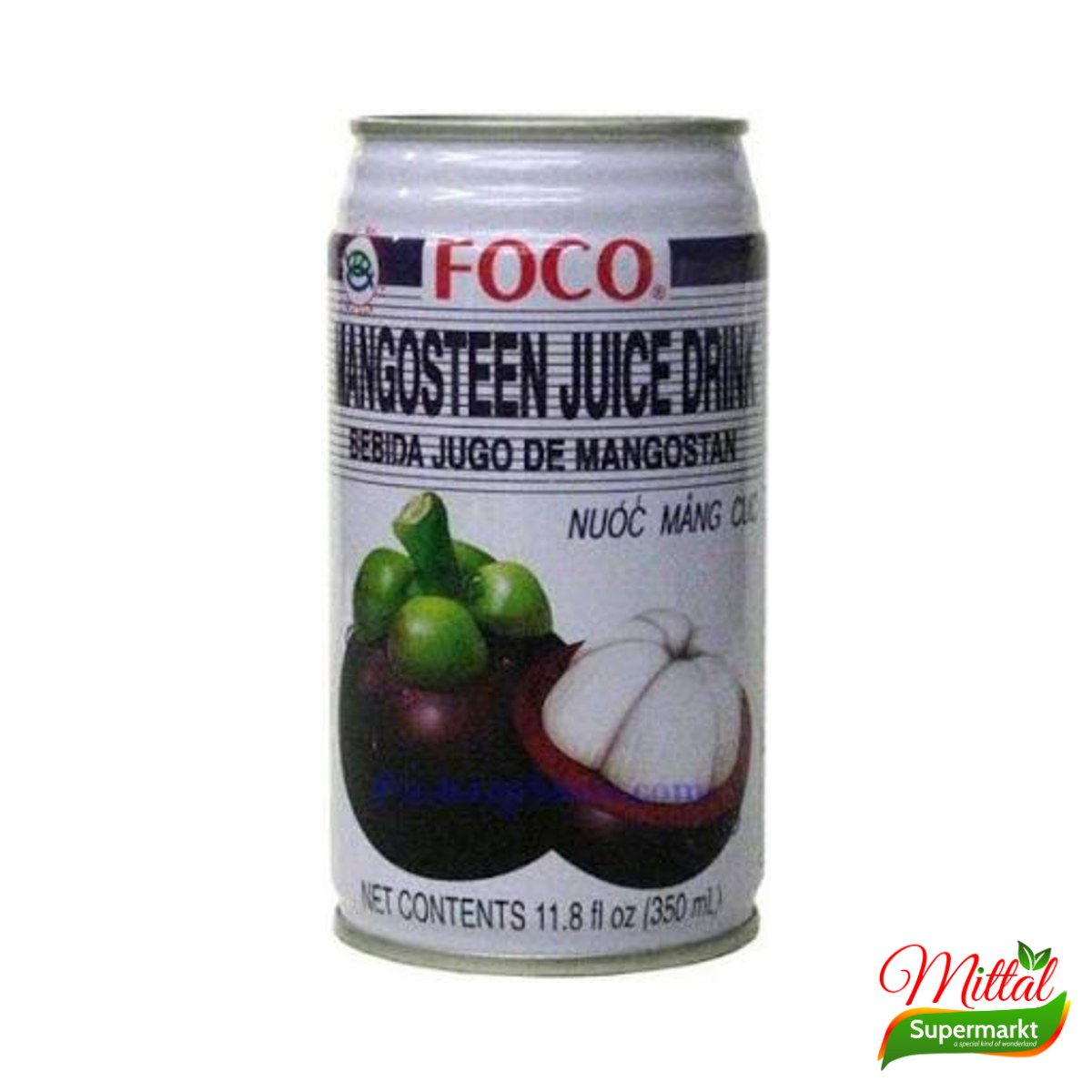 Foco Mangosteen 35cl, Vruchtendrank met Mangistan (Mangosteen Drink)