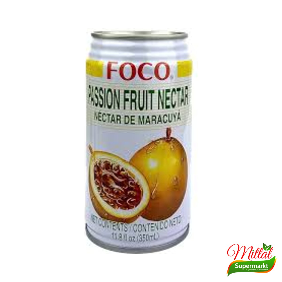 Foco Passion Fruit 35cl, Vruchtendrank met Passievrucht (Passion Fruit Drink)