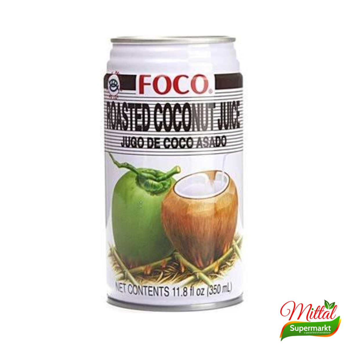 Foco Roasted Coconut 35cl, Geroosterde Kokosdrank (Roasted Coconut Drink)
