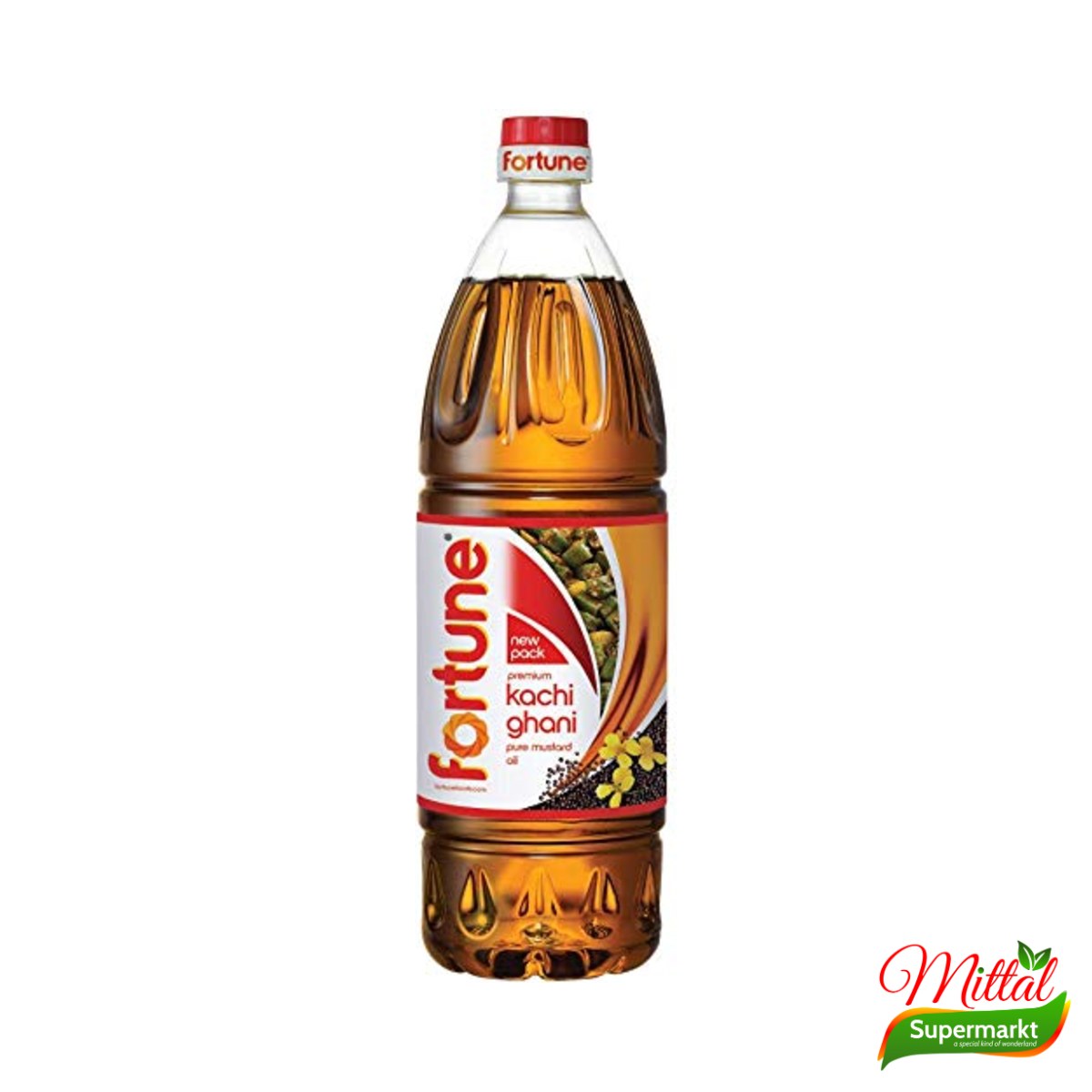 Fortune Kachi Ghani Mustard Oil 500ml, Koudgeperste Mosterdolie (Sarson Ka Tel) 2 fortune kachi ghani mustard oil 500ml – Fortune Kachi Ghani Mustard Oil 500ml