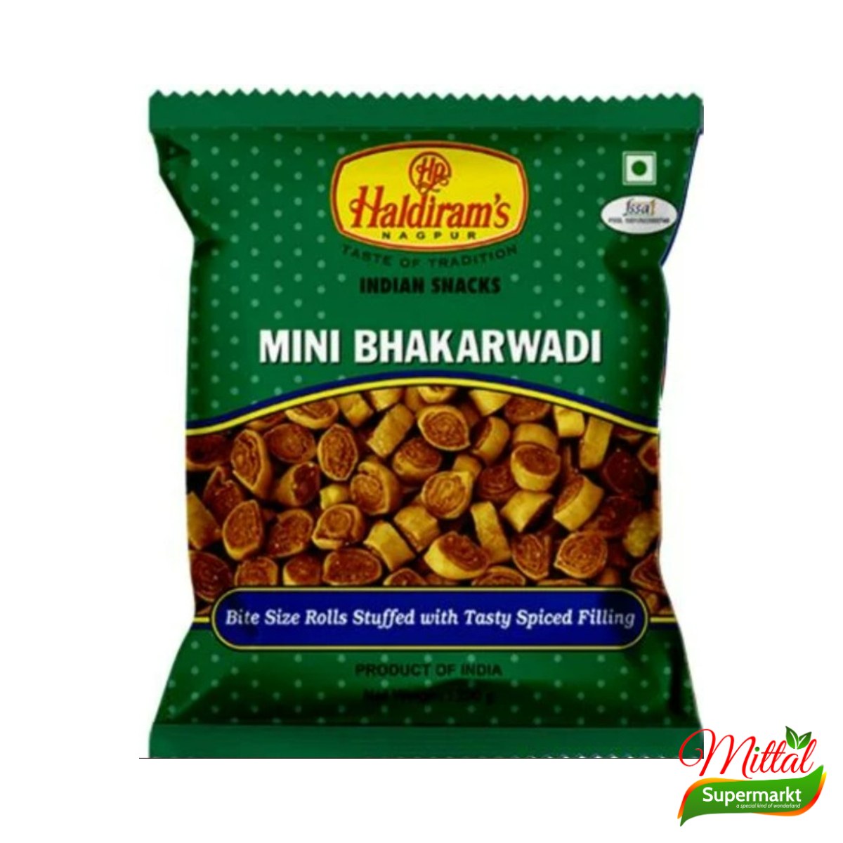 Haldiram Mini Bhakarwadi, Krokante Mini Snackrolletjes (Bhakarwadi)