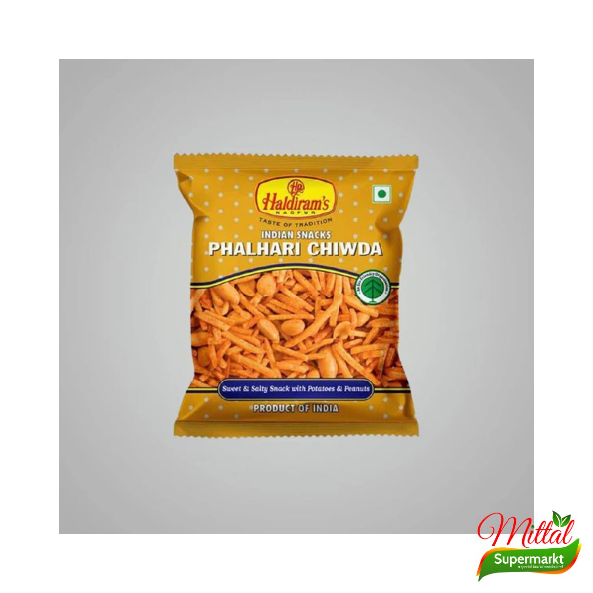 Haldiram Phalhari Chiwda 200g, Snackmix voor Vastendagen (Falahari Chiwda)