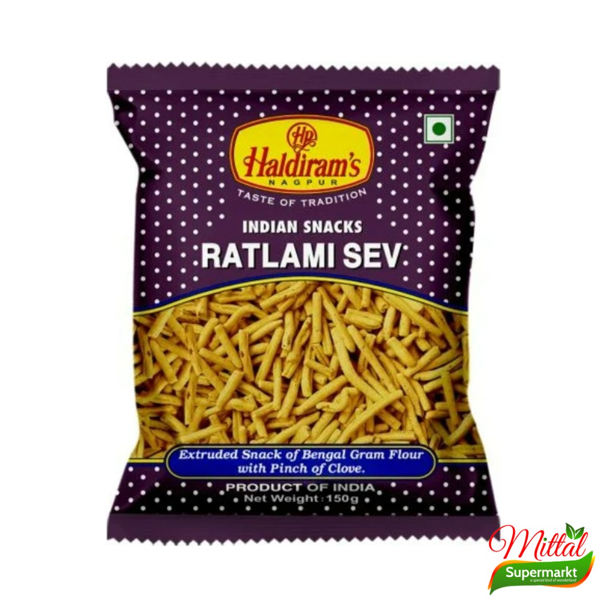 Haldiram Ratlami Sev, Pittige Kruidige Sev Snack (Ratlami Sev)