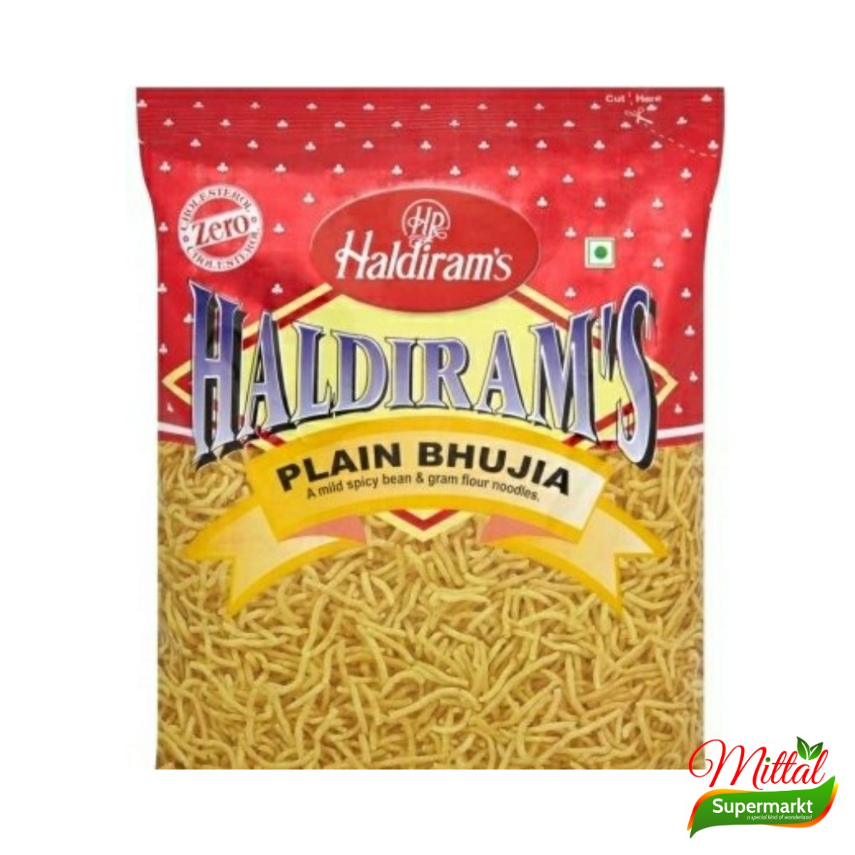 Haldiram's Aloo Bhujia 400g, Pittige Aardappelsnack (Aloo Bhujia)