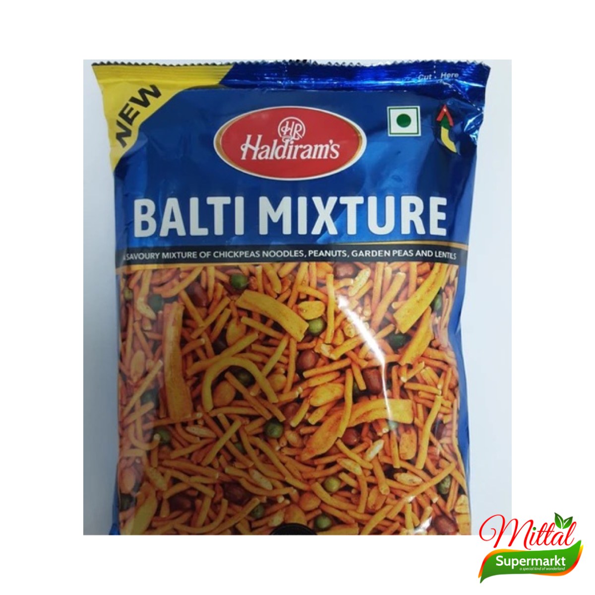 Haldiram's Balti Mixture 280g, Hartige Indiase Snackmix (Balti Mixture)