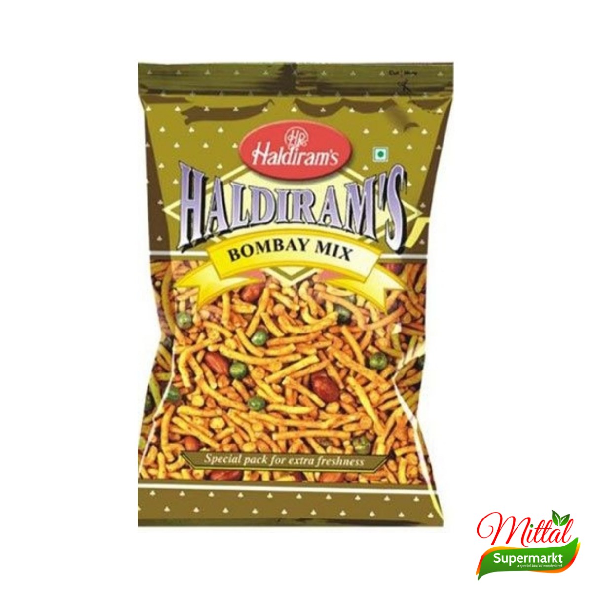 Haldiram's Bombay Mix 200g, Hartige Indiase Snackmix (Bombay Mix)