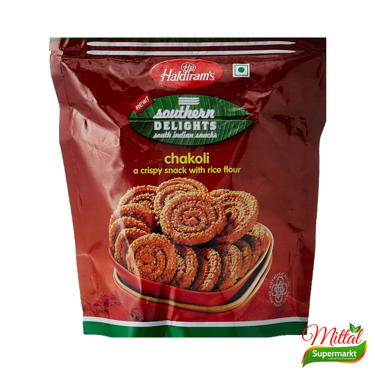 Haldiram's Chakoli 200g, Krokante Hartige Chakli Spiralen (Chakli)