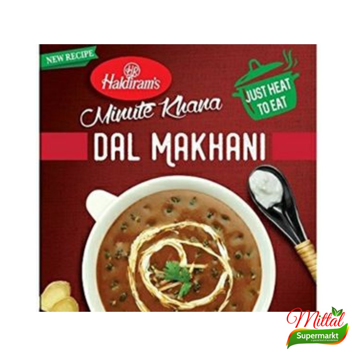 Haldiram's Dal Makhani 300g, Kant-en-Klare Romige Linzencurry (Dal Makhani)
