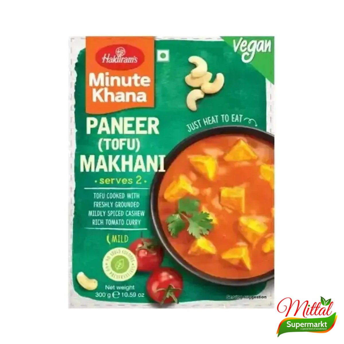 Haldiram's Paneer Makhani 300g, Kant-en-Klare Romige Paneercurry (Paneer Makhani) 2 haldiram's paneer makhani 300g – Haldiram's Paneer Makhani 300g