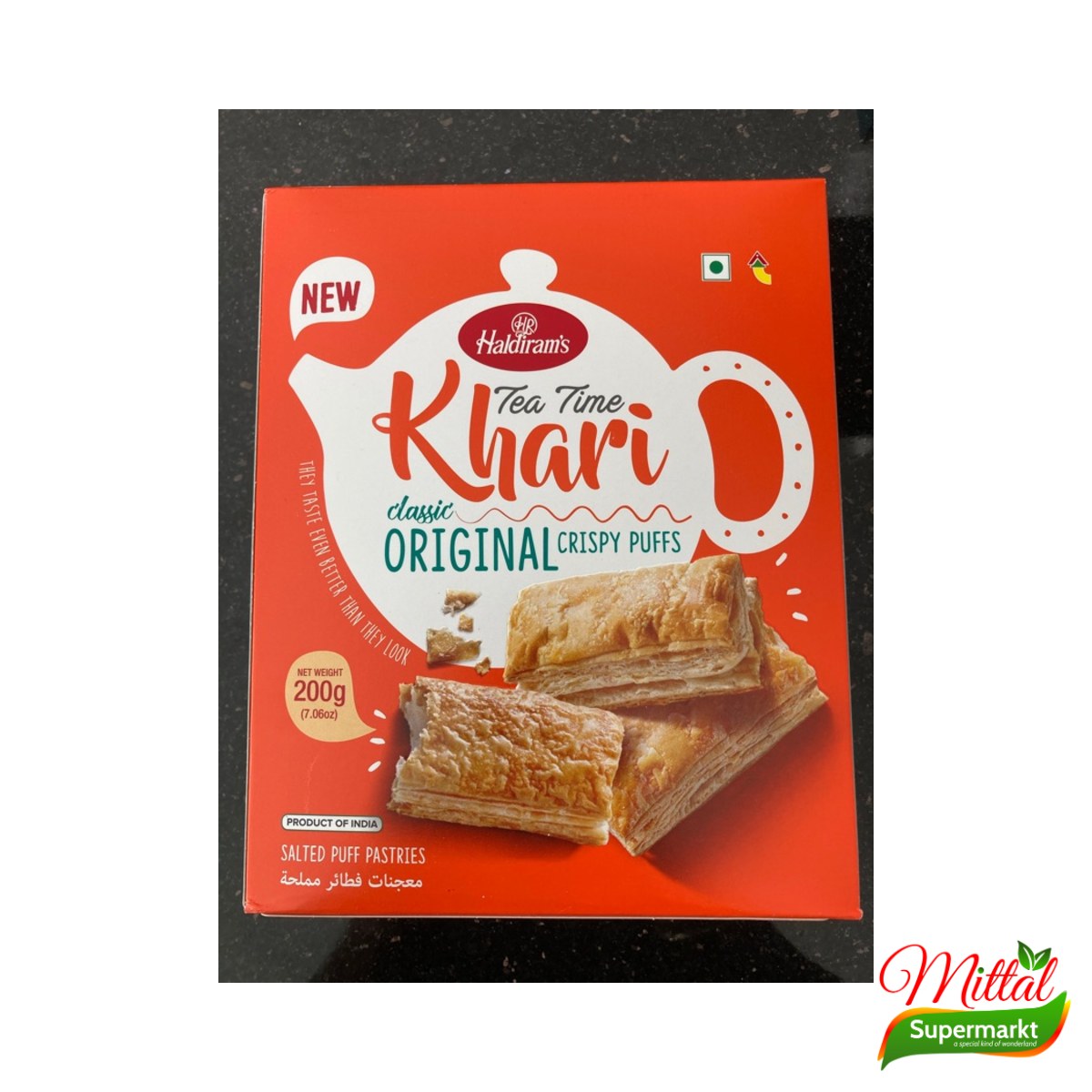 Haldiram's Plain Khari, Krokante Bladerdeegkoekjes (Khari Biscuits)