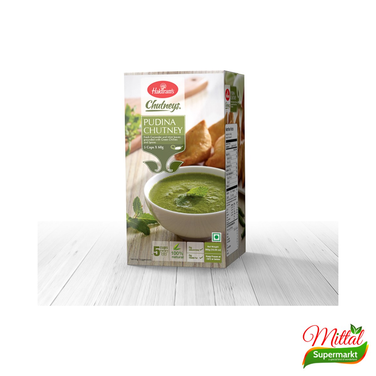 Haldiram's Pudina Chutney, Diepvries Muntchutney (Pudina Chutney)