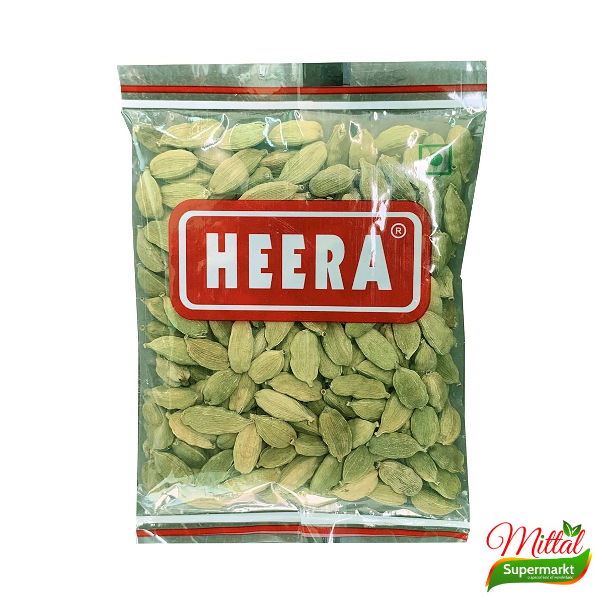 Heera Green Cardamom 50g, Groene Kardemompeulen (Elaichi) 2 heera green cardamom – Heera Green Cardamom 50g