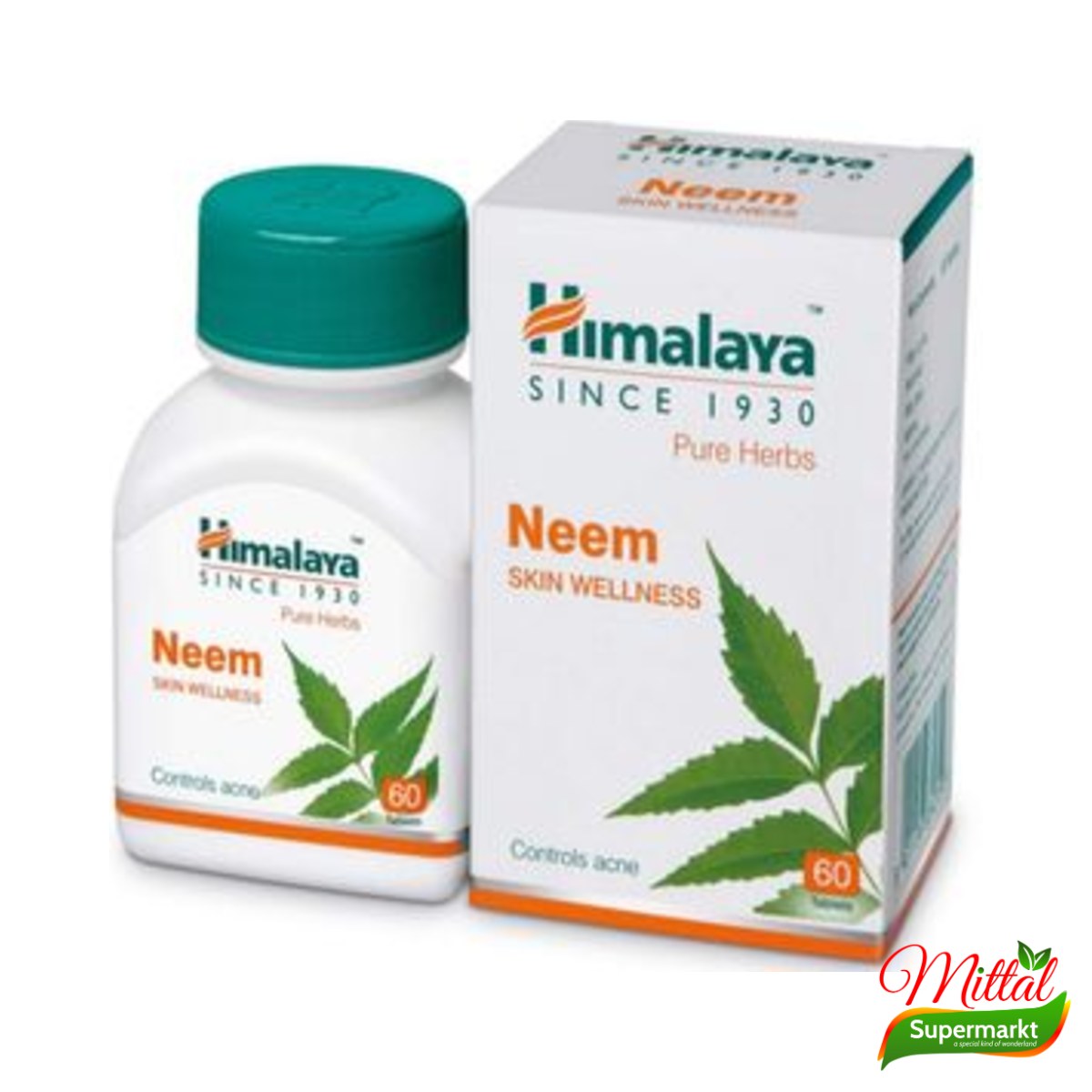 Himalaya Neem 60 Capsules, Ayurvedisch Supplement met Neem (Neem Capsules)