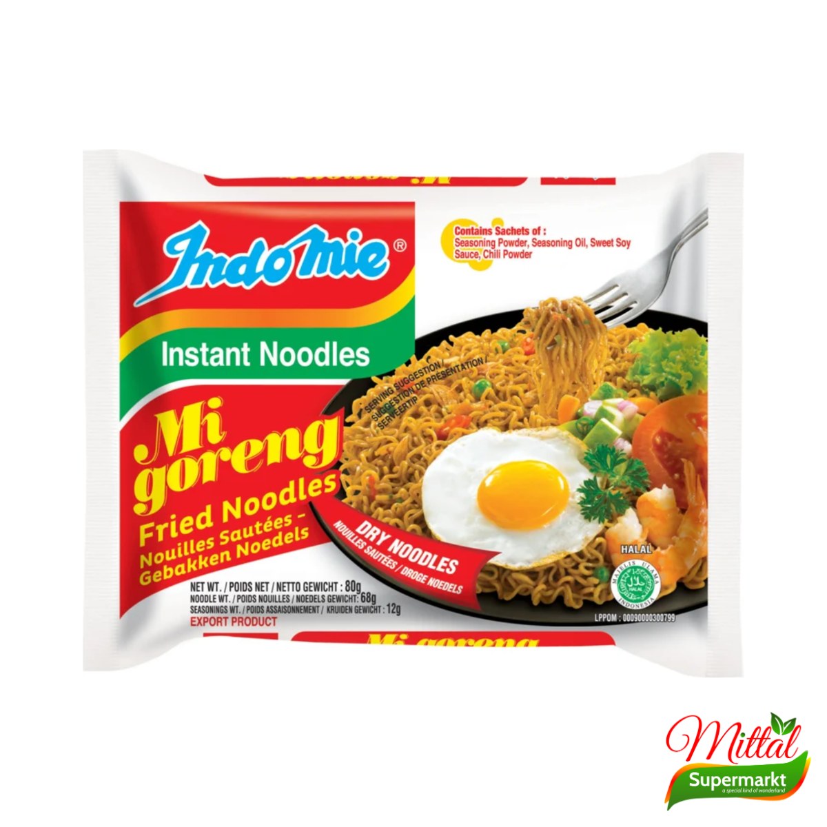 Indomie Mi Goreng, Gebakken Instant Noedels (Fried Instant Noodles)