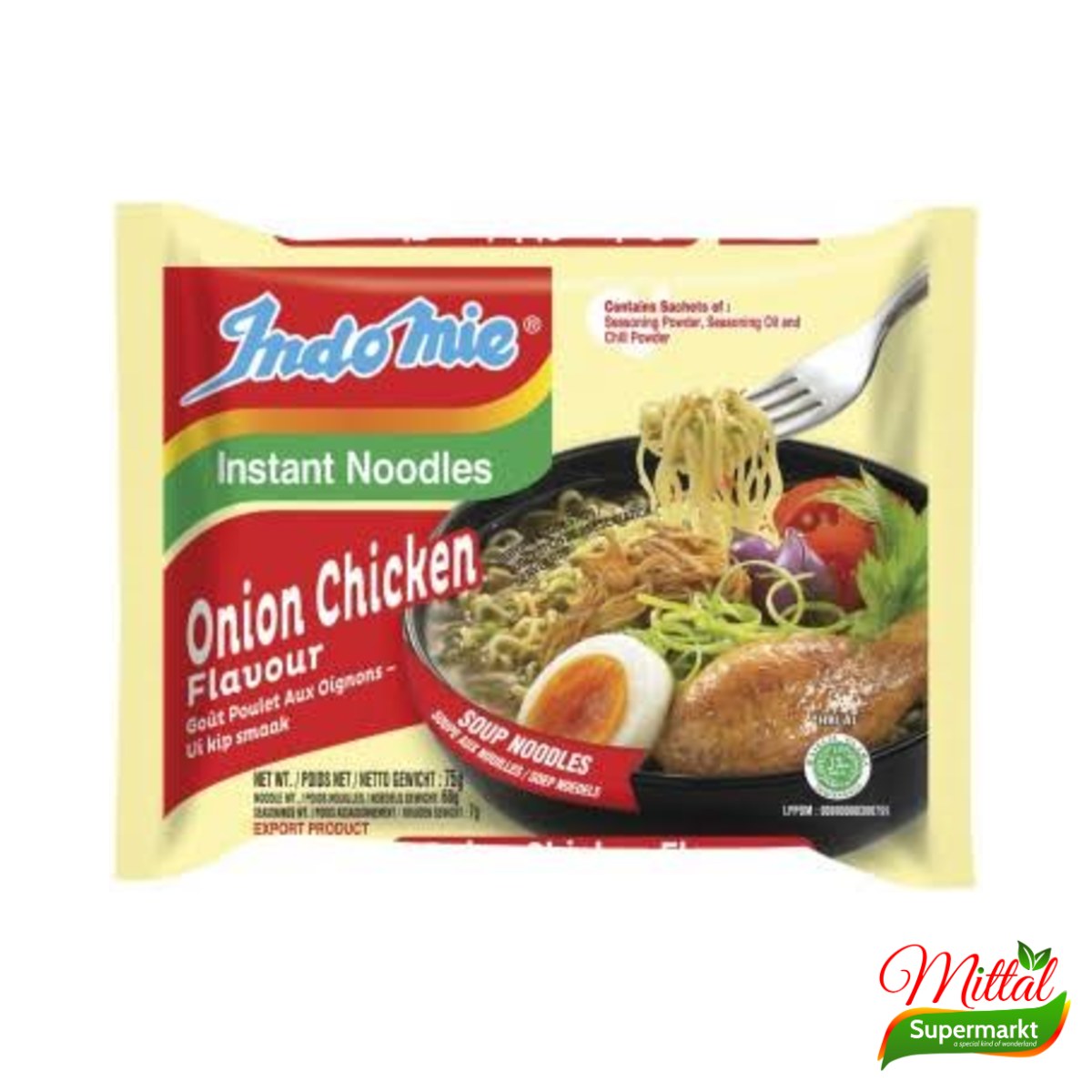 Indomie Onion Chicken, Instant Noedels met Kip en Ui (Instant Noodles)