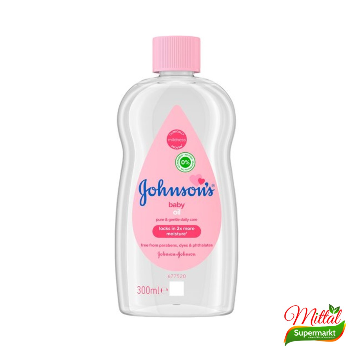 Johnson's Baby Olie 300ml, Zachte Babyolie (Baby Oil)