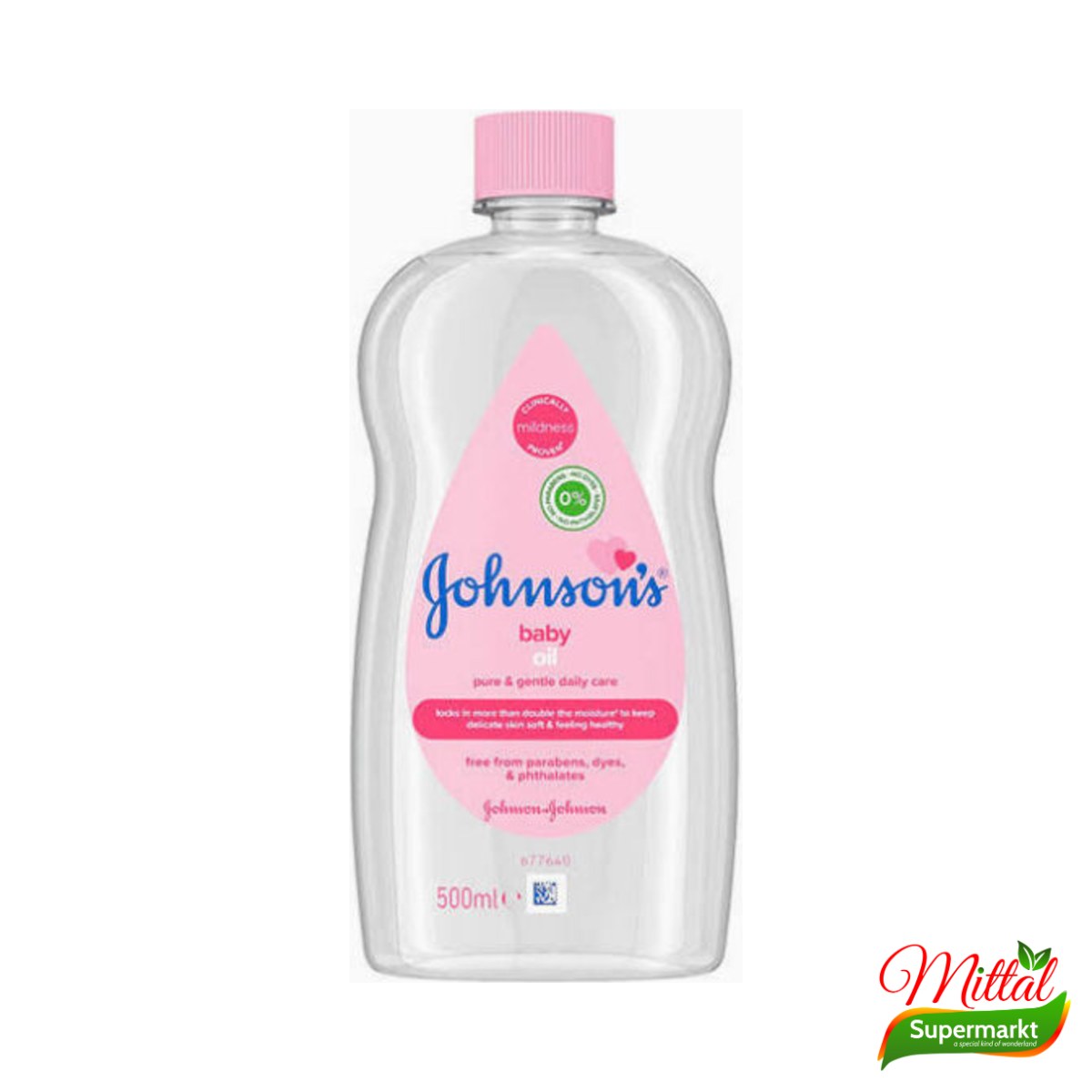 Johnson's Baby Olie 500ml, Milde Babyolie voor de Huid (Baby Oil) 2 johnson's baby olie 500ml – Johnson's Baby Olie 500ml